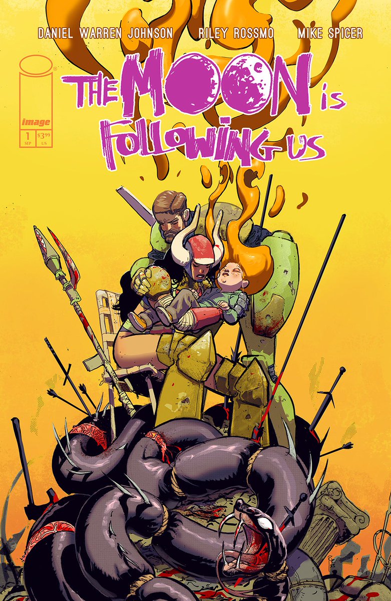 BuzzComics's tweet photo. Un aperçu de The Moon Is Following Us #1, nouveau titre par Daniel Warren Johnson (@danielwarrenart), Riley Rossmo (@rileyrossmo1) et Mike Spicer débutant en septembre chez @ImageComics #ImageComics #TheMoonIsFollowingUs https://t.co/IzOO9v6ZiU https://t.co/tHdZSfihVi