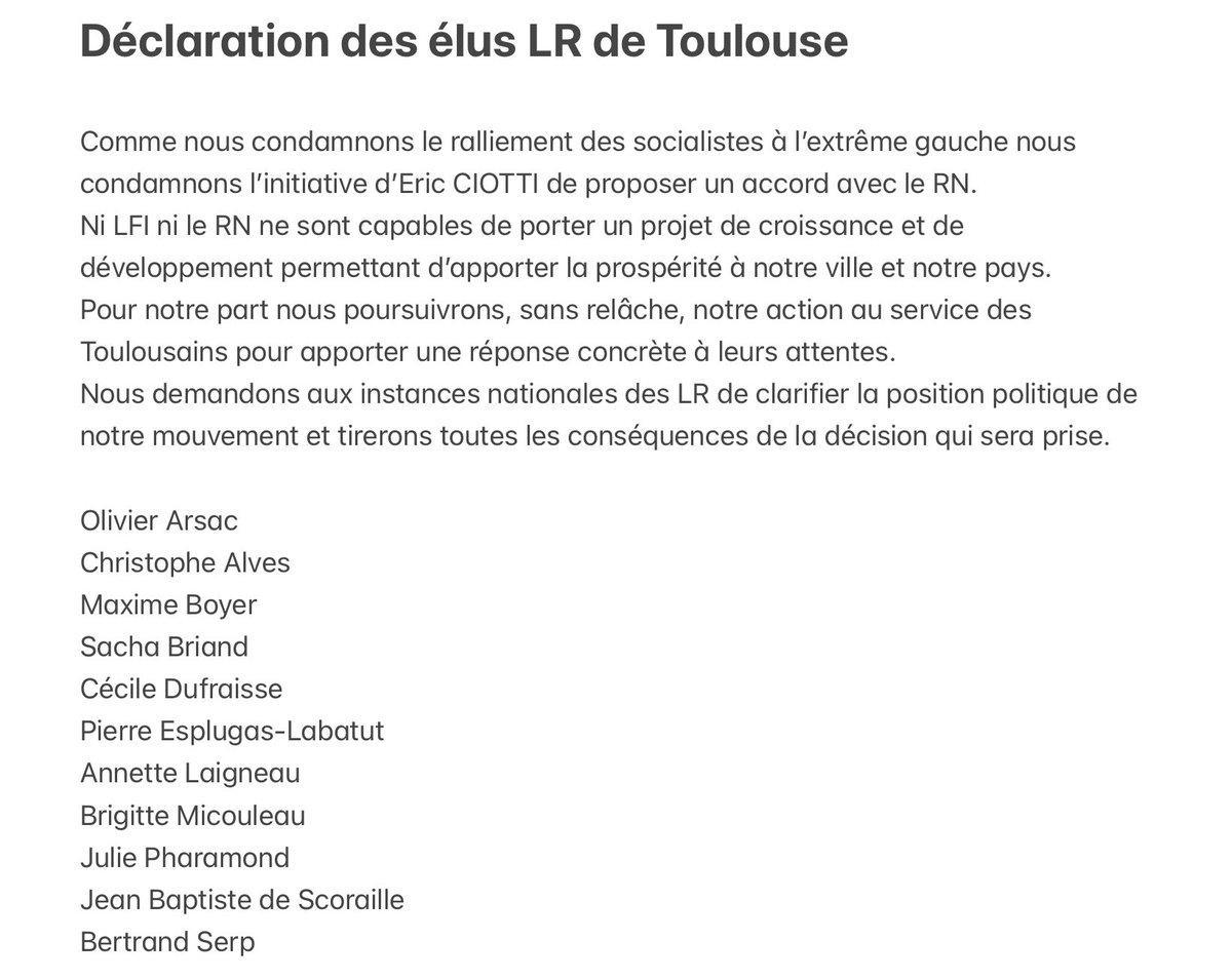 Cécile DUFRAISSE (@dufraisseccile1) on Twitter photo 💥 Élue républicaine #LR je ne vais pas sombrer dans le déshonneur que nous inflige #Ciotti ! 
✊ Je continuerai à me battre et être droite dans mes bottes sans aller me vendre avec le #RN ! #elections2024 Vive la France 🇫🇷 💥 Élue républicaine #LR je ne vais pas sombrer dans le déshonneur que nous inflige #Ciotti ! 
✊ Je continuerai à me battre et être droite dans mes bottes sans aller me vendre avec le #RN ! #elections2024 Vive la France 🇫🇷