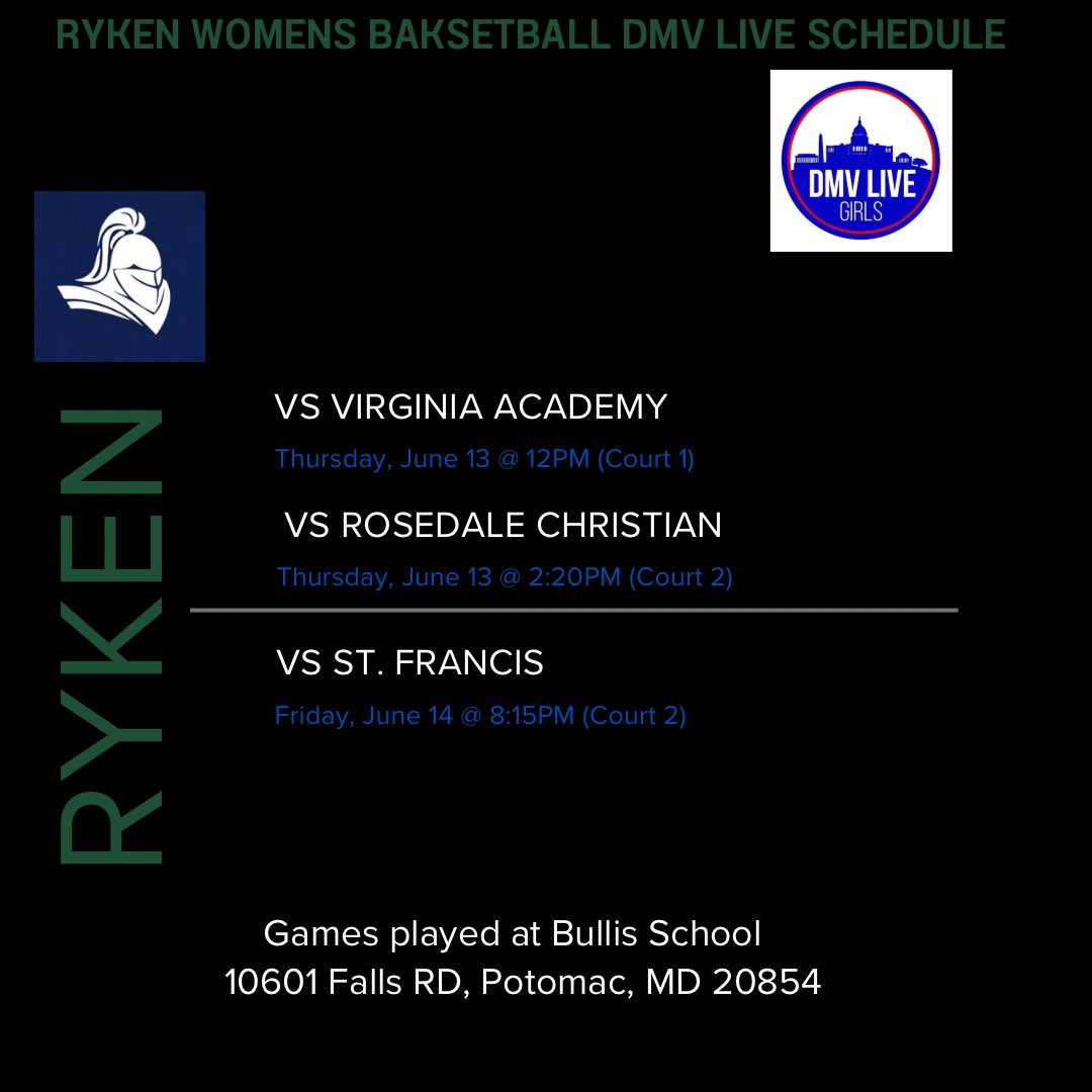 Schedule for <a href="/DMVHoopsLive/">DMV Live</a> Coaches come check us out!