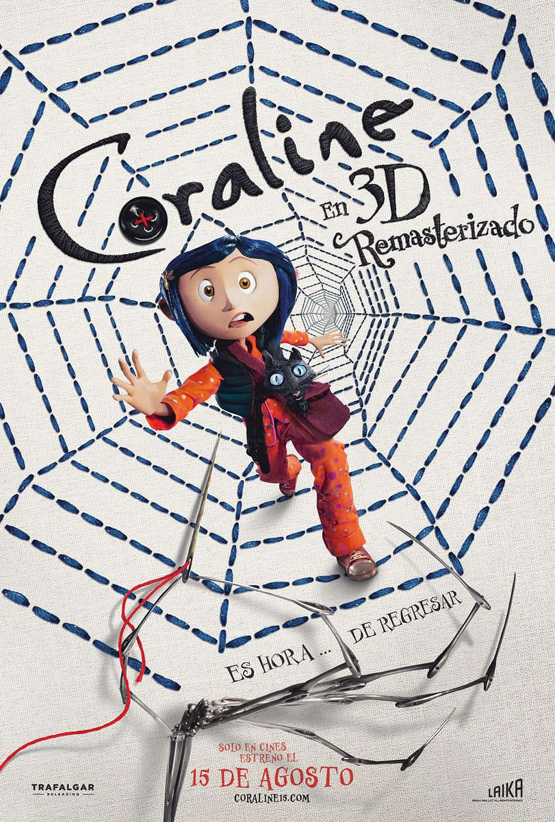 CONFIRMADO ❤️

Pronto, Coraline, en Cinemark 🤩✨