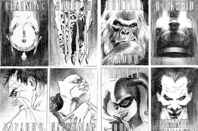 Portraits of villainy 
#dccomics 
@comicbook_pros 