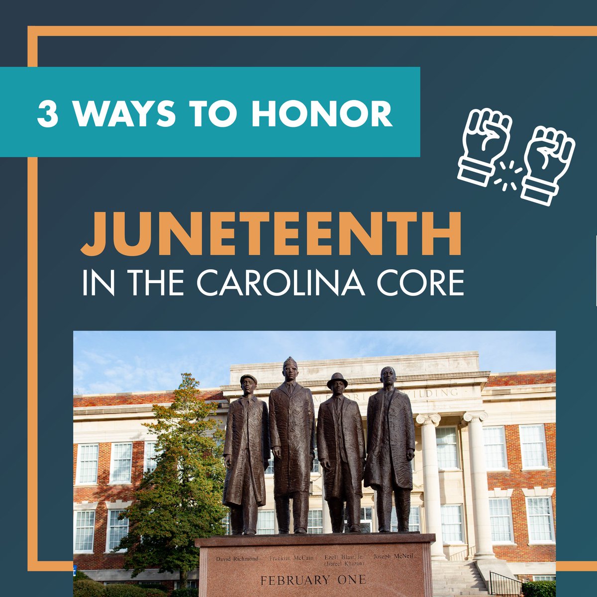 NCCarolinaCore's tweet image. #Juneteenth marks the end of slavery in the United States. This year and every year, we honor the Black history rooted in our region and welcome our communities to celebrate this day in a variety of ways right here in the #CarolinaCore. #MoreInTheCore

📍 5th Annual Juneteenth