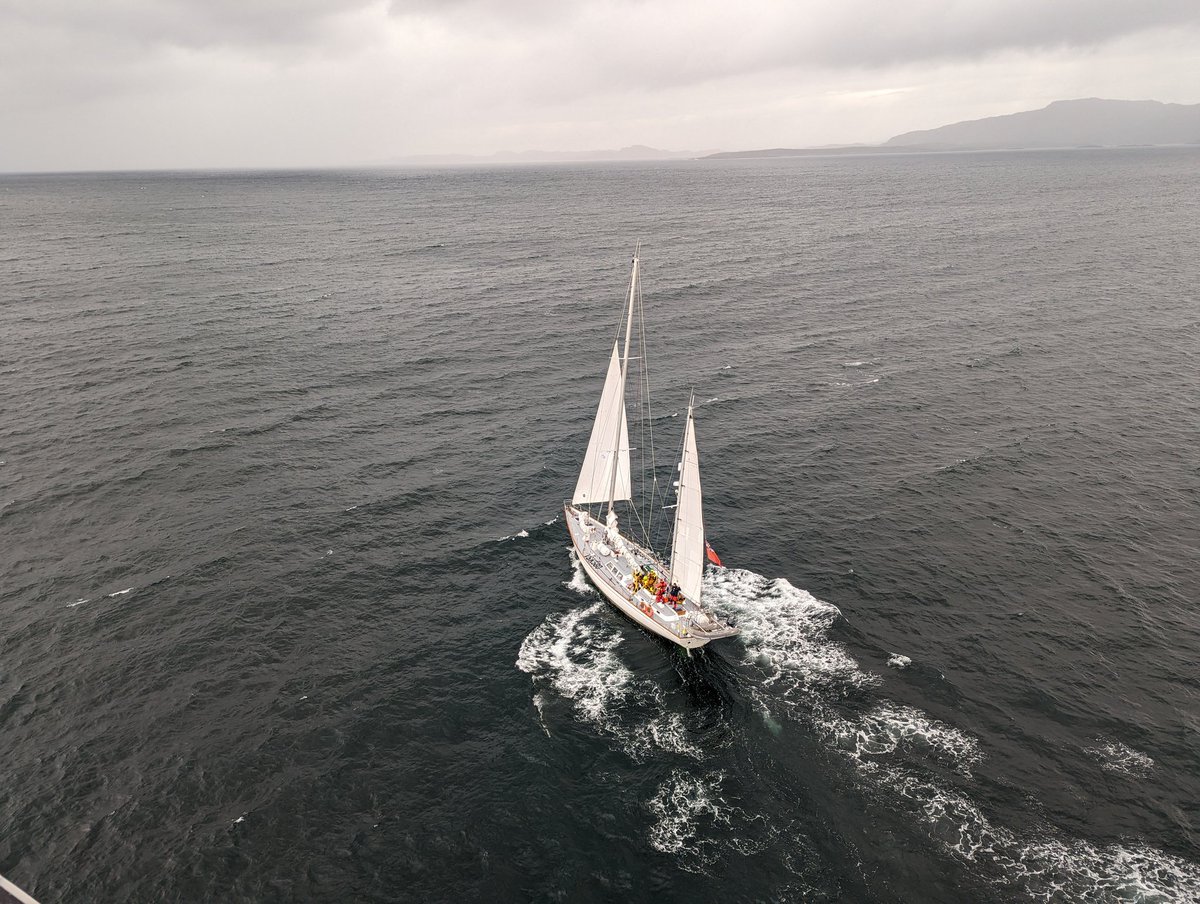 Thanks <a href="/GeorgeH90083569/">G-Rex</a> for the photo on board #OceanSpirit  some great training for both parties <a href="/gordonstoun/">Gordonstoun</a> #R151 <a href="/HMCGHighland/">HM CG-Highland</a>