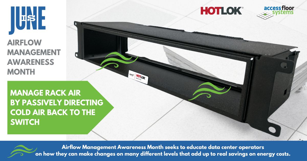 The SwitchFix easily solves cooling problems associated with network switches without the need for additional energy usage. It allows your switches to benefit from cooler airflow
and comply with Hot Aisle/Cold Aisle best practices. buff.ly/4ebOsE1