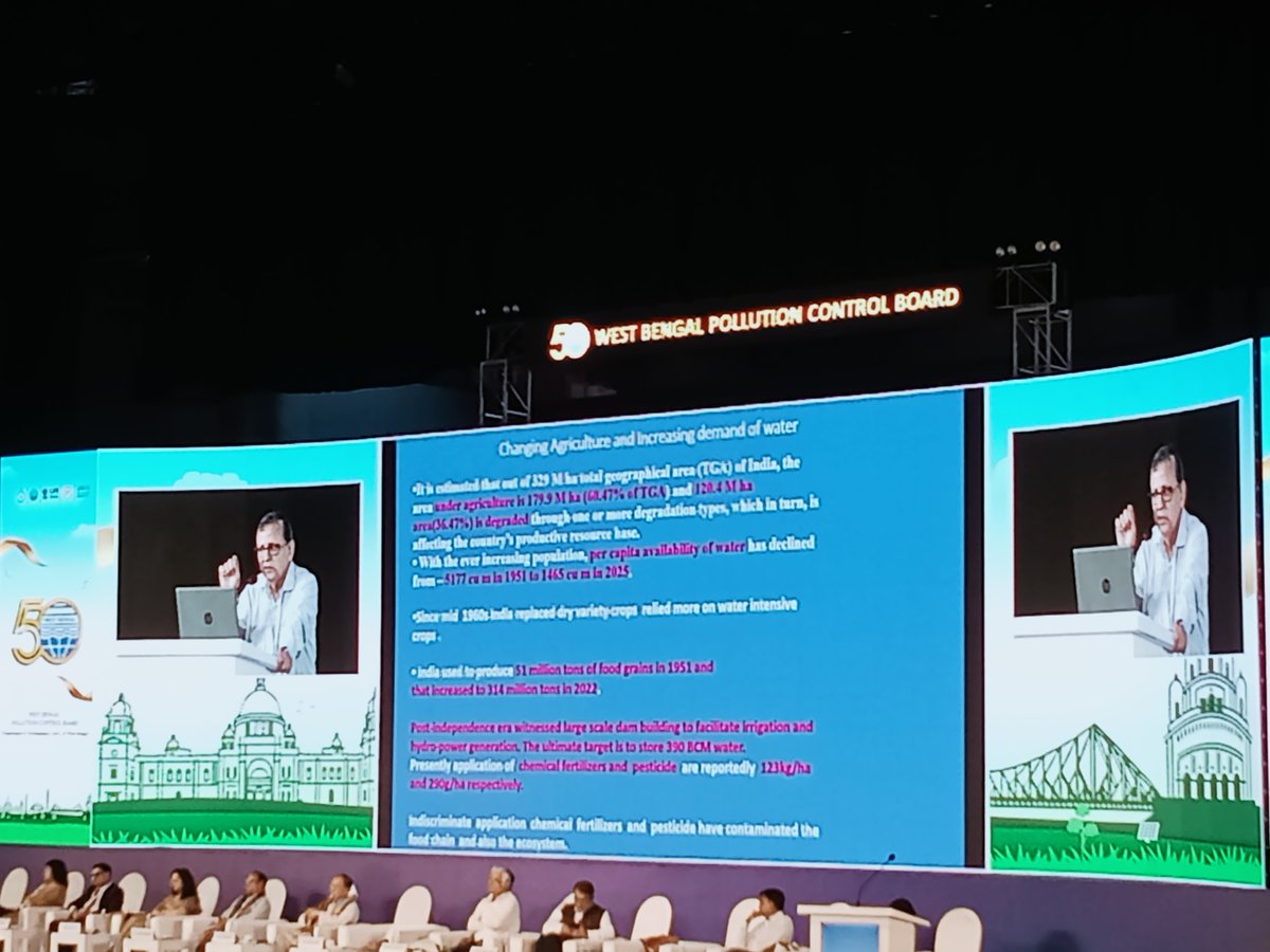 It's really been a great to have participated as an invited guest on the 50th anniversary of #West_Bengal_Pollution_Controll_Board with my beloved students at Biswa Bangla Convention Centre, Kolkata

<a href="/SaiardK/">SAIARD, a Think Tank</a> <a href="/saia/">saia</a>
