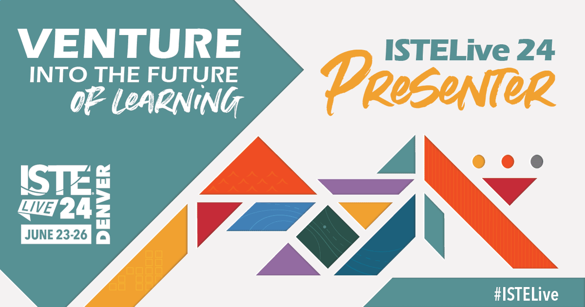 Can't believe I haven't shared this news yet! Excited to present "Thoughtful Tech to Enhance Equity" on June 24th! #ISTELive24 #KySTE #ISTECertified