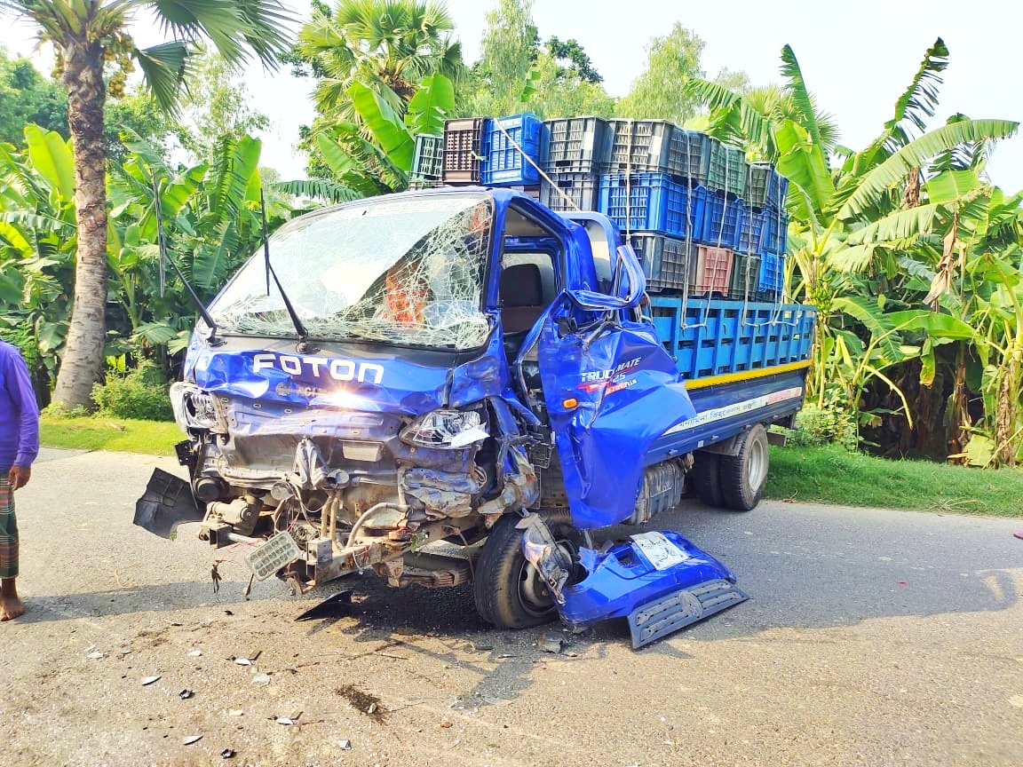 নওগাঁয় সড়ক দুর্ঘটনায় নিহত ১ আহত ৩