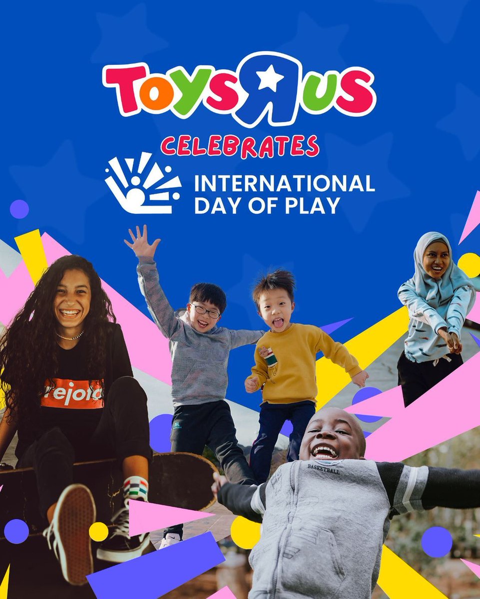 At Toys“R”Us, we value the importance of play every day. Continue the celebration with us on Toys”R”Us Play Day on July 20th! Stay tuned for more! 👀