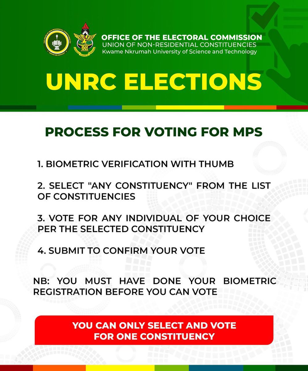 UNRC ELECTIONS ‼️‼️‼️