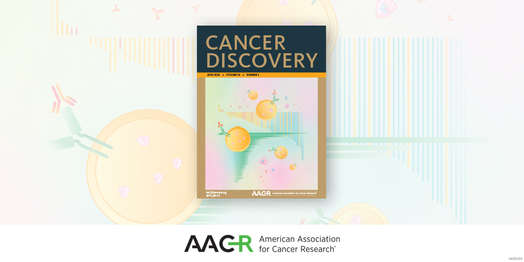 CD_AACR's tweet image. Read article highlights from the June issue of Cancer Discovery.
bit.ly/4cehwcr
#InThisIssue