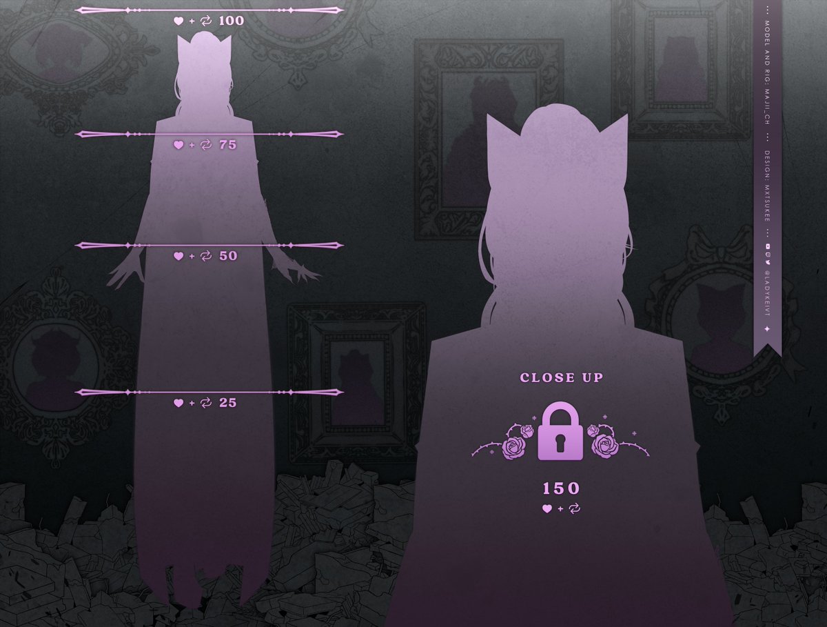 💜 MAFIA 3.0 MODEL REVEAL 💜

"If you look closely, you'll see all of my past, but look at who I am now." 

Like and Retweet to see my new Mafia Model!

#ModelReveal #Vtuber #VtuberUprising