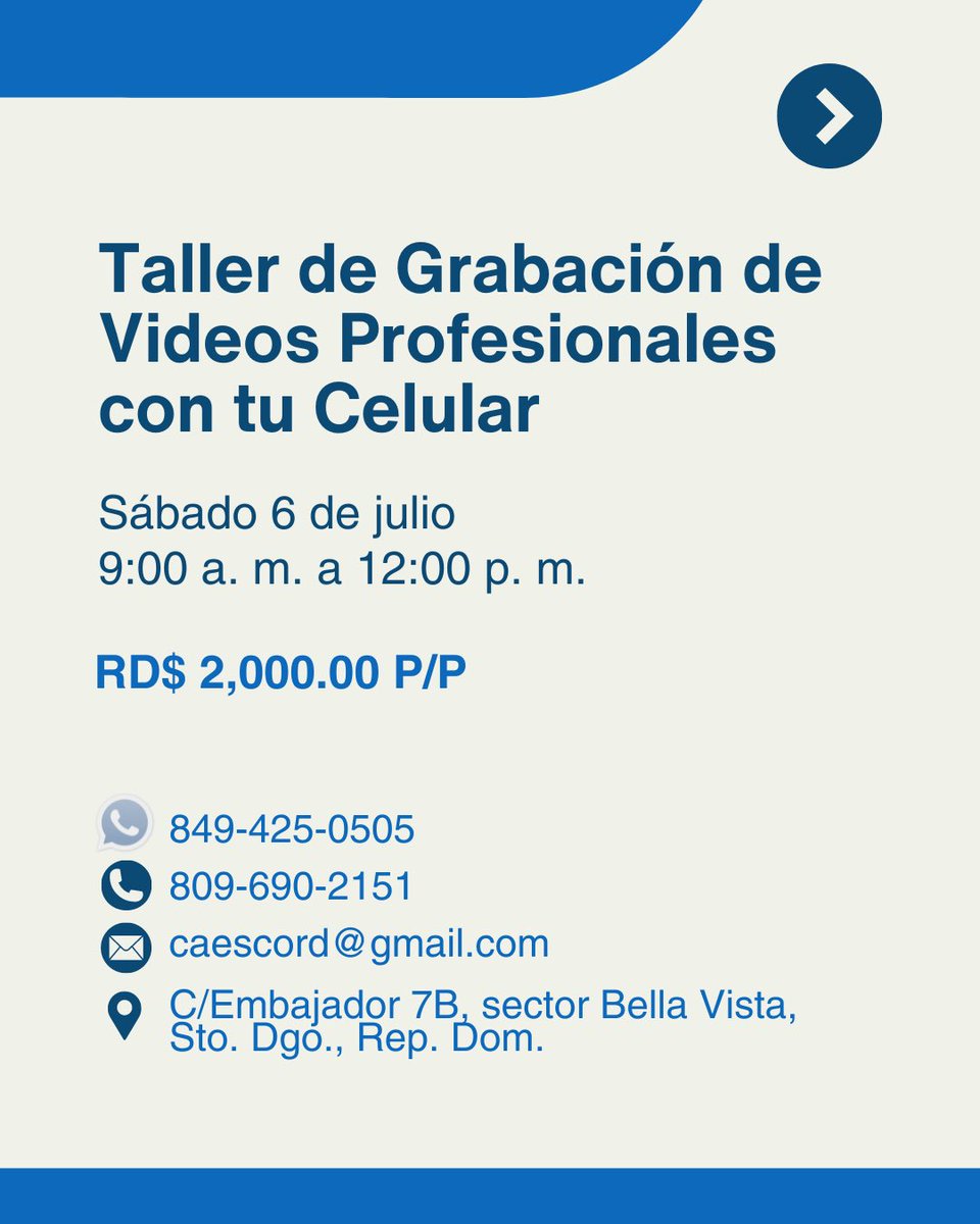 CAESCORD's tweet photo. ¡Eleva tus habilidades al siguiente nivel con nuestras capacitaciones profesionales!

¿Eres un profesional que busca mantenerse actualizado y destacar en un mercado laboral cada vez más competitivo?

#CAESCO #CaescoMediaTrainingCenter https://t.co/lIohidzKT7