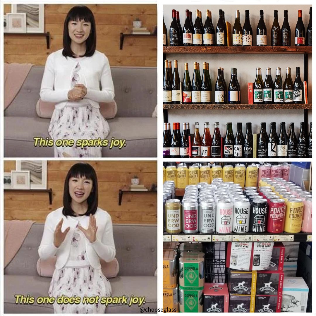 ChooseGlass's tweet photo. Why do that to wine. 😐 Fun fact: Glass is the preferred packaging choice among shoppers for beer and wine.  When it comes to the taste and integrity of their favorite drinks, people #chooseglass.

#glasspackaging #glassglassbottle #betteringlass #beerpackaging #winepackaging https://t.co/DC0iipgv0L