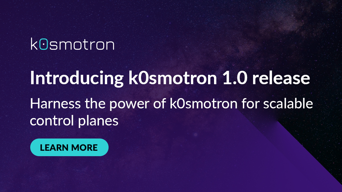 MirantisIT's tweet image. We&apos;re excited to introduce #k0smotron 1.0—the future of Kubernetes cluster management!
With this tool, you can experience enhanced #ClusterAPI support, seamless multi-cluster operations, and high availability of robust control planes.
Dive into our detailed press release to…