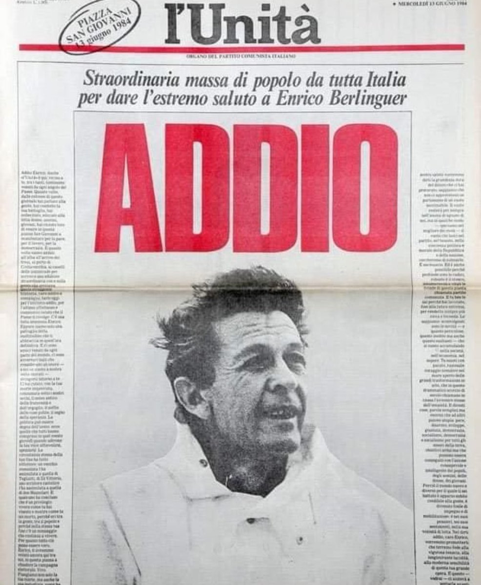 MassimGiannini's tweet photo. Quando la politica era missione e passione, cura e rispetto. https://t.co/rBgVL6eY2W