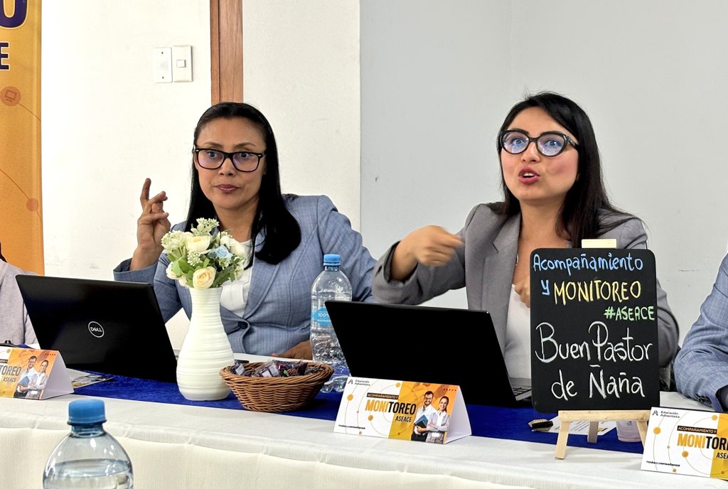 EducacionASEACE's tweet photo. 🔰Mg. Judith Larios - Asesora académica #UPN, explica los resultados académicos del PAEE, ✨ con el objetivo de mejor nuestra calidad académica como Asociación educativa. 💙
#Aseace #EducaciónAdventista https://t.co/bzuoj5qUsf