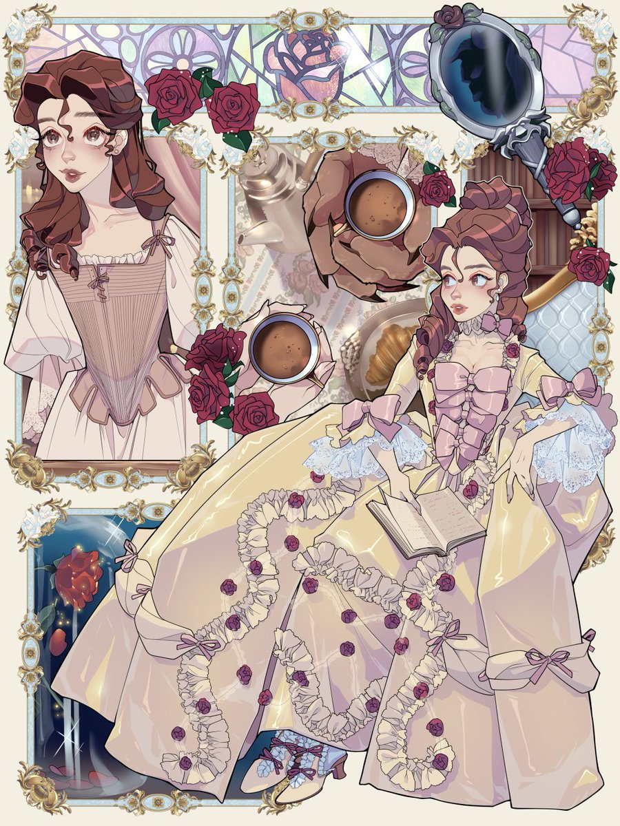 LaLaLettie's tweet photo. There may be something there that wasn't there before
Full body pose and dress based on Madame de Pompadour! https://t.co/D53s4lvrLo