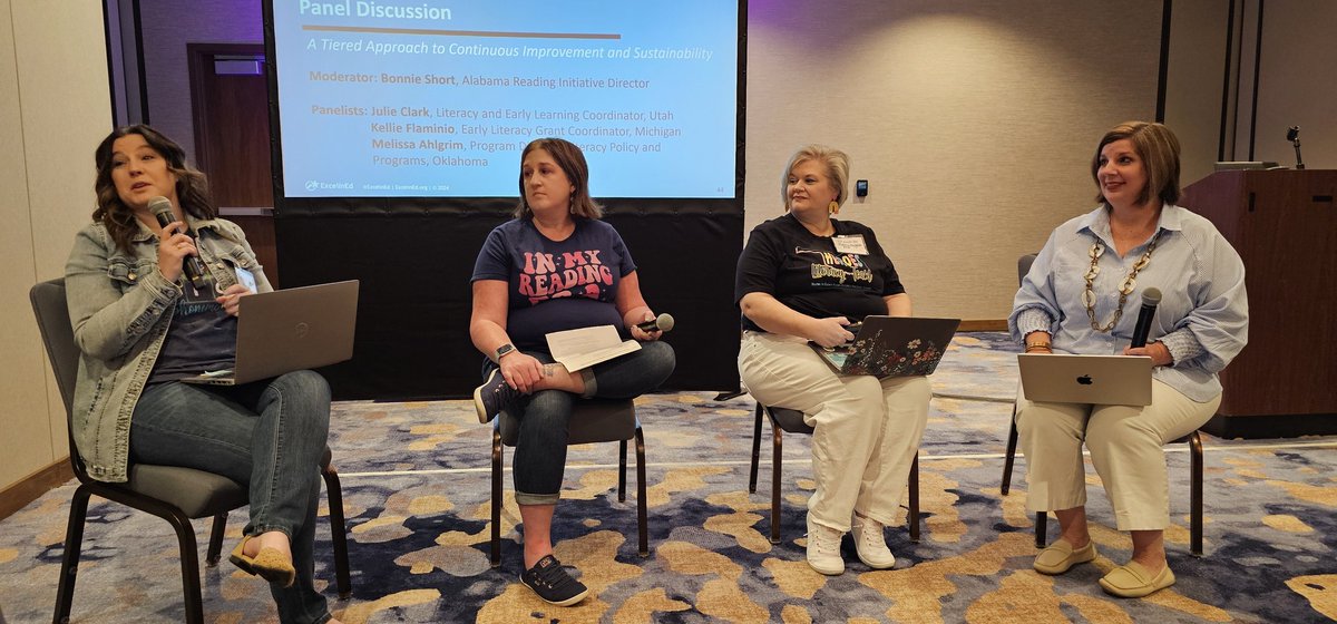Karen Rutledge-Bell (@krutledgeb) on Twitter photo The ExcelinEd Early Literacy Network Convening included an insightful panel discussion focused on A Tiered Approach to Continuous Improvement & Sustainability. Our ARI Director, Bonnie Short, moderated the panel! <a href="/Bhshort/">Bshort</a>
<a href="/Alabama_Reading/">ARI / The Alabama Reading Initiative, ALSDE</a> <a href="/AlabamaAchieves/">Alabama State Department of Education</a> The ExcelinEd Early Literacy Network Convening included an insightful panel discussion focused on A Tiered Approach to Continuous Improvement & Sustainability. Our ARI Director, Bonnie Short, moderated the panel! <a href="/Bhshort/">Bshort</a>
<a href="/Alabama_Reading/">ARI / The Alabama Reading Initiative, ALSDE</a> <a href="/AlabamaAchieves/">Alabama State Department of Education</a>