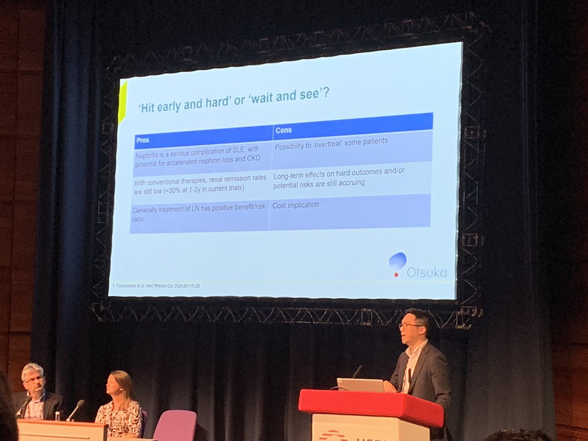 Katherine Bull (@betterkidneys) on Twitter photo <a href="/cheekaycheung/">Chee Kay Cheung</a> highlighting the dilemma for lupus nephritis, how aggressively to treat proliferative disease. With an increasing menu of treatments we need head to head experimental medicine trials and better bio markers to predict who will respond #ukkw2024 <a href="/cheekaycheung/">Chee Kay Cheung</a> highlighting the dilemma for lupus nephritis, how aggressively to treat proliferative disease. With an increasing menu of treatments we need head to head experimental medicine trials and better bio markers to predict who will respond #ukkw2024