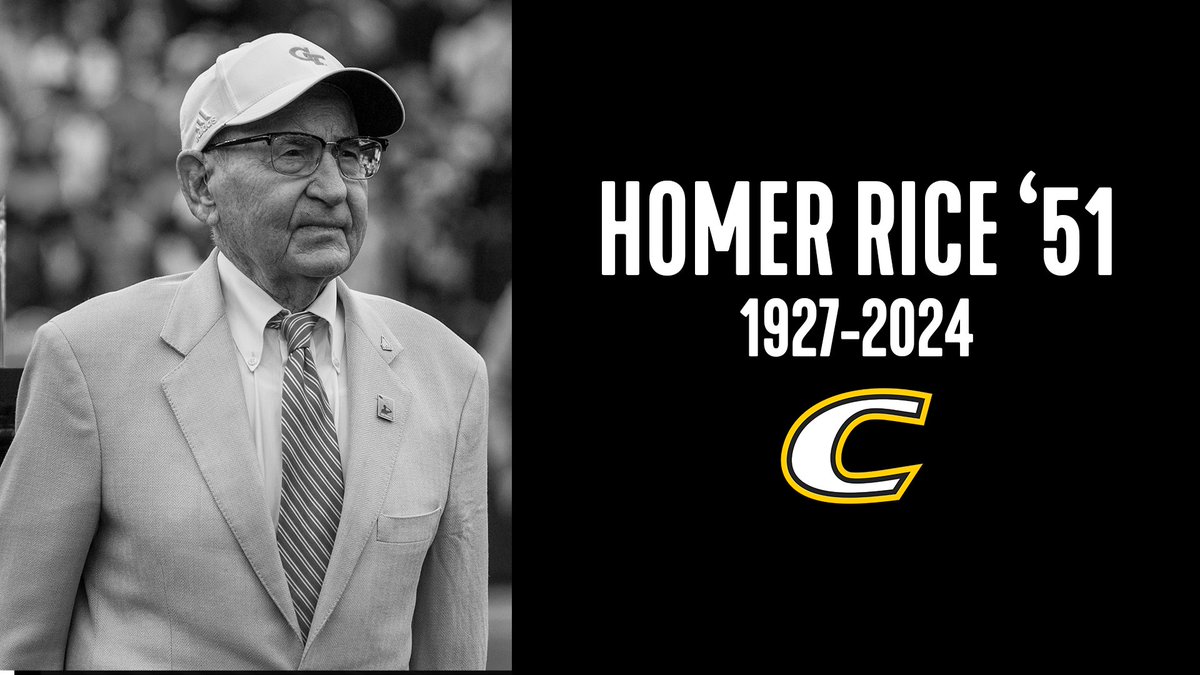 <a href="/CentreC/">Centre College</a> athletics mourns the loss of Homer Rice '51, a Colonel football alumni and pioneer in the worlds of college athletics and football. Our condolences go to the family and friends of the legendary administrator and coach.

For more on Rice’s legacy: bit.ly/3ViVvlU