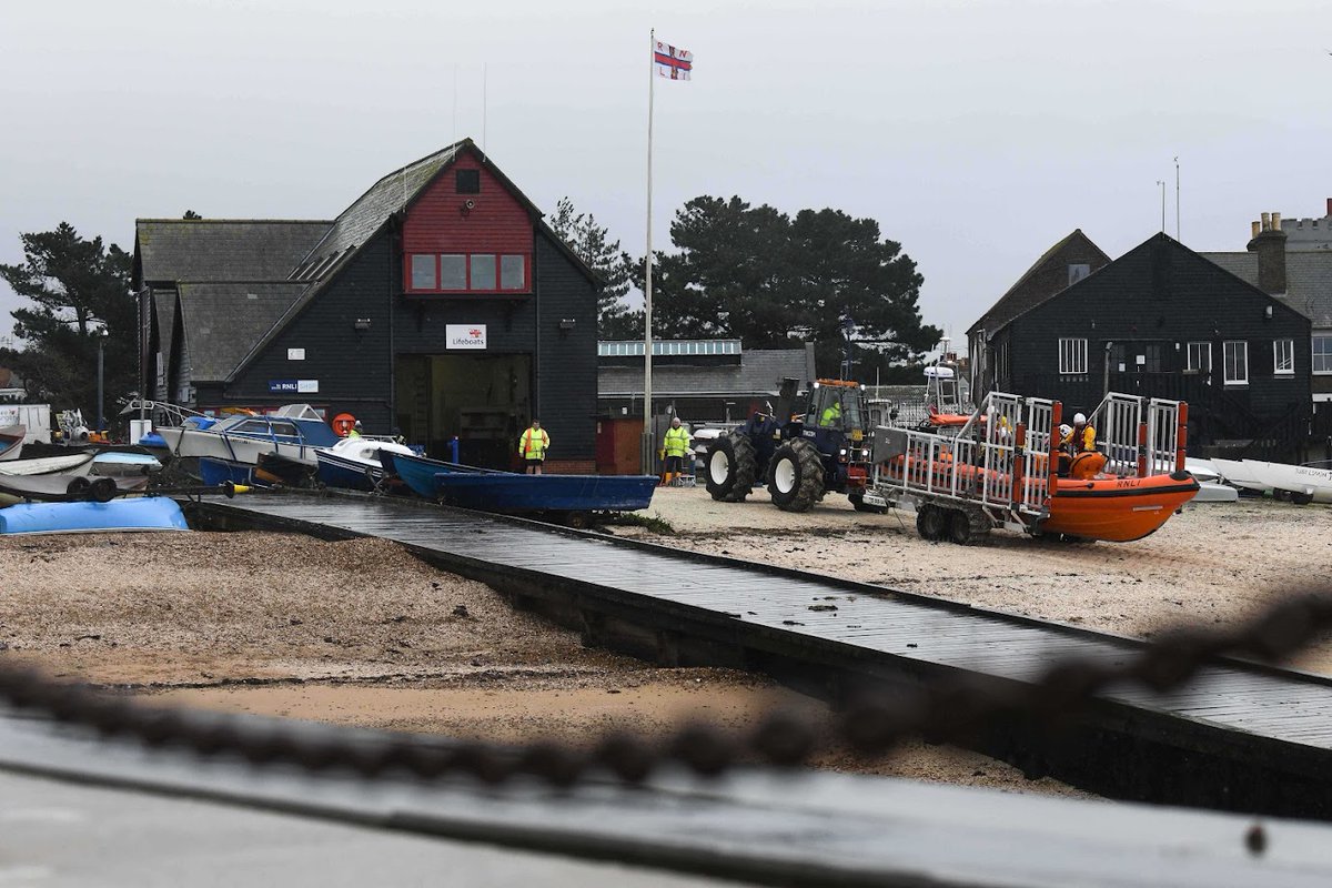 A yacht which had requested assistance after the vessel’s navigation equipment failed was escorted to safer waters by the Whitstable RNLI lifeboat on Saturday afternoon.
Launching at 4.46pm the lifeboat crew located the craft just east of the Kentish Flats wind farm.