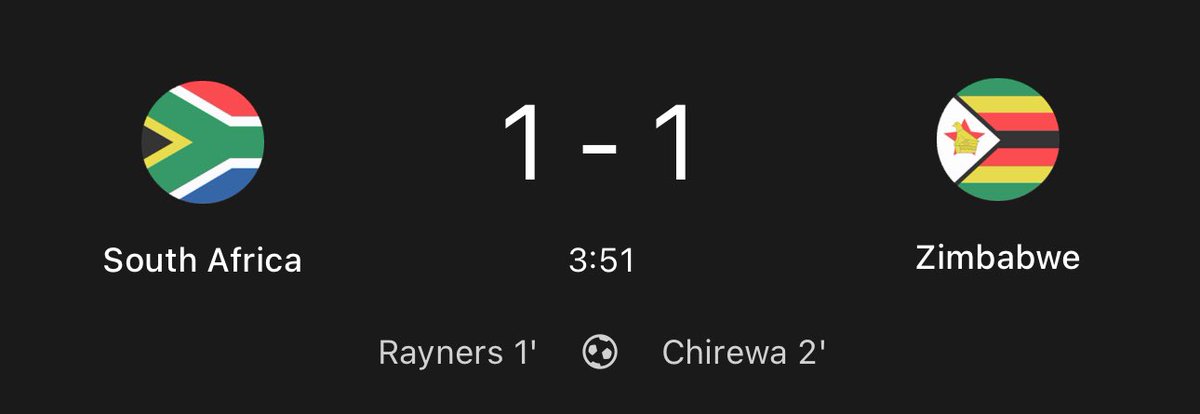 This is some top shit football  game today #BafanaPride #BafanaBafana