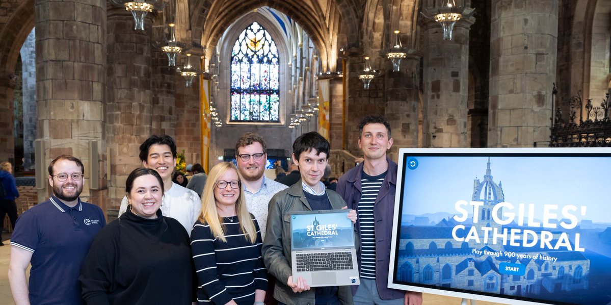 Tim Peacock (@drtimpeacock) on Twitter photo Creating a St Giles' Cathedral research-led historical #videogame. Free online (PC/Mac) & in St Giles'. Delighted to have led this project, supported by <a href="/UofGlasgow/">University of Glasgow</a> KE Fund, hosted <a href="/UofGARC/">UofGARC</a>, in a collaboration involving <a href="/UofGGamesLab/">Games and Gaming Lab</a> <a href="/StGilesHighKirk/">St Giles' Cathedral</a> <a href="/EducationEvolvd/">Education Evolved</a>. #AI #gaming Creating a St Giles' Cathedral research-led historical #videogame. Free online (PC/Mac) & in St Giles'. Delighted to have led this project, supported by <a href="/UofGlasgow/">University of Glasgow</a> KE Fund, hosted <a href="/UofGARC/">UofGARC</a>, in a collaboration involving <a href="/UofGGamesLab/">Games and Gaming Lab</a> <a href="/StGilesHighKirk/">St Giles' Cathedral</a> <a href="/EducationEvolvd/">Education Evolved</a>. #AI #gaming