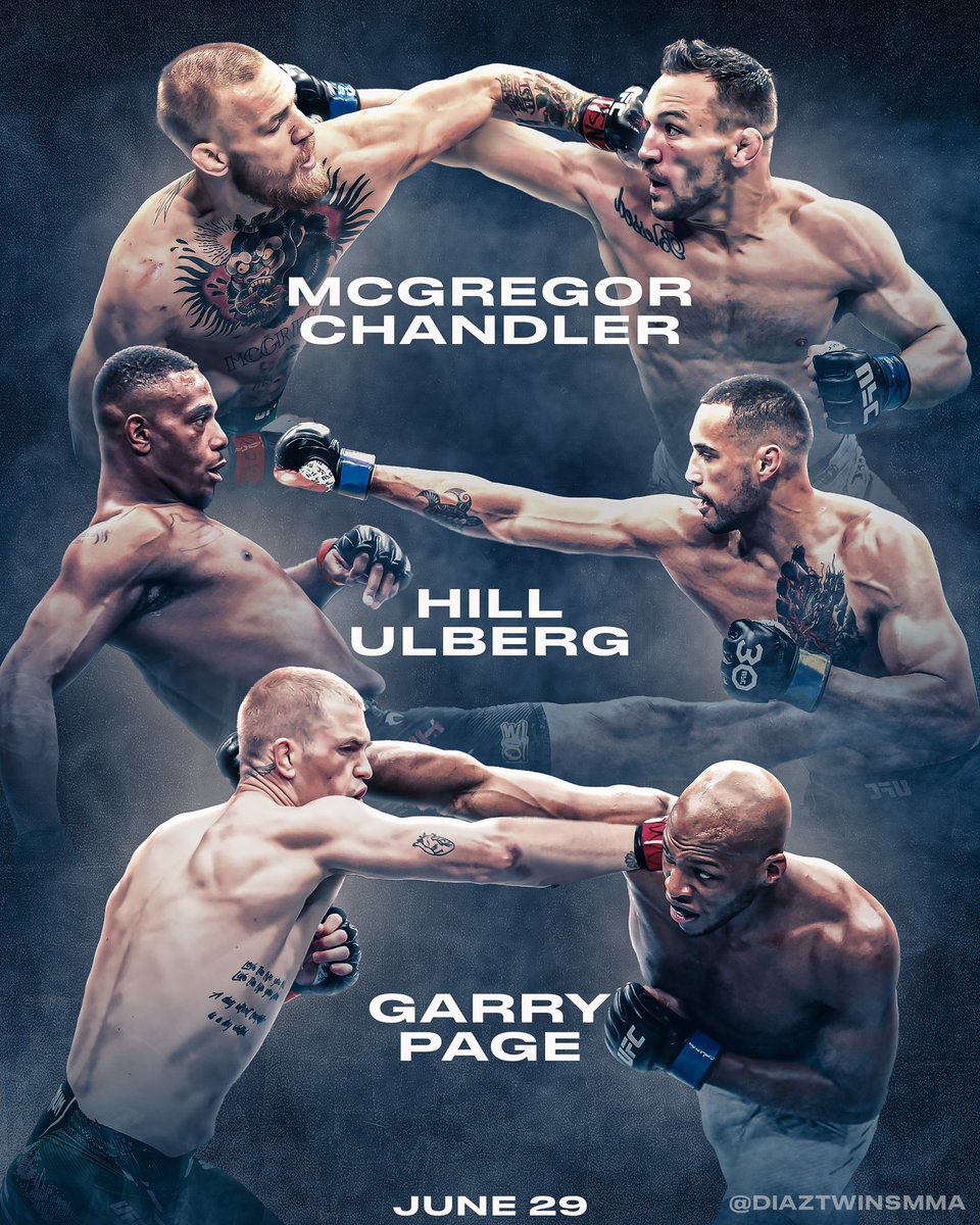 UFC 303 is looking 🔥🔥 #UFC303