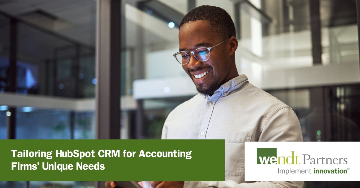 WendtPartners's tweet image. Boost your accounting firm’s productivity with customized HubSpot CRM! Tailor it to manage clients, integrate with accounting software, and ensure data security. Learn how to customize it for your needs. hubs.ly/Q02BnMHq0
 #HubSpotCRM #AccountingFirms #DataSecurity