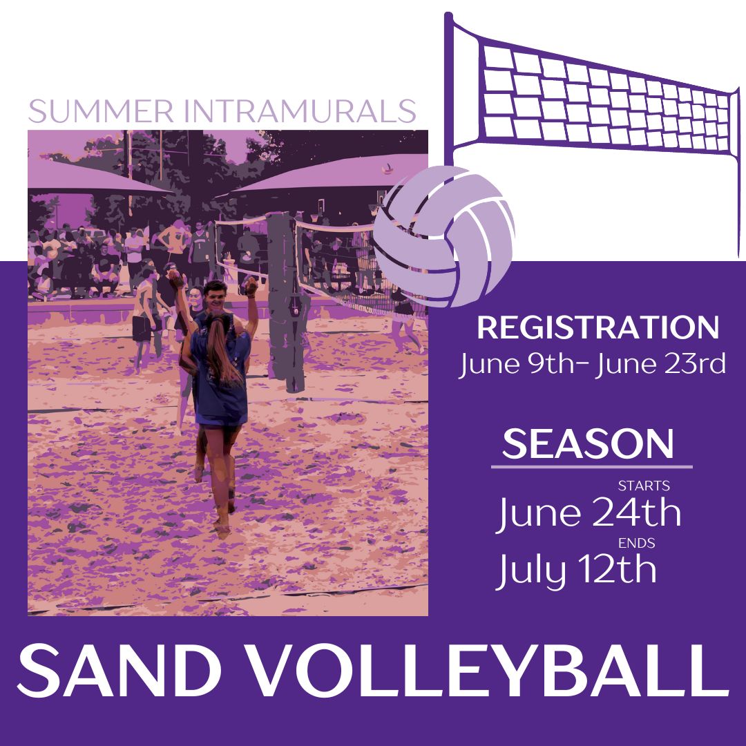 KStateRec's tweet image. Sand Volleyball intramurals are finally here! Join us for fun in the sun, friendly competition, and a great way to stay active. Don’t miss out – register on IM Leagues today! #kstaterec #intramurals