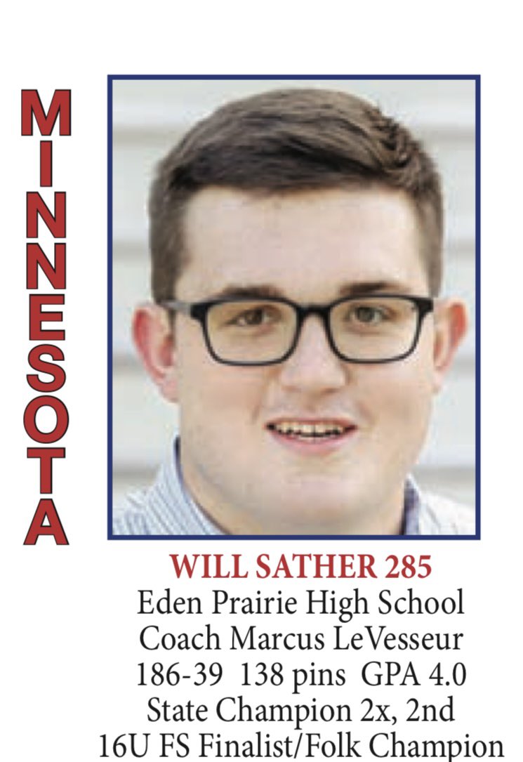 Congrats to incoming Freshmen Ethan Rivera and Will Sather on being named All-Americans by Wrestling USA Magazine! 

wrestlingusa.com/high-school/ew…