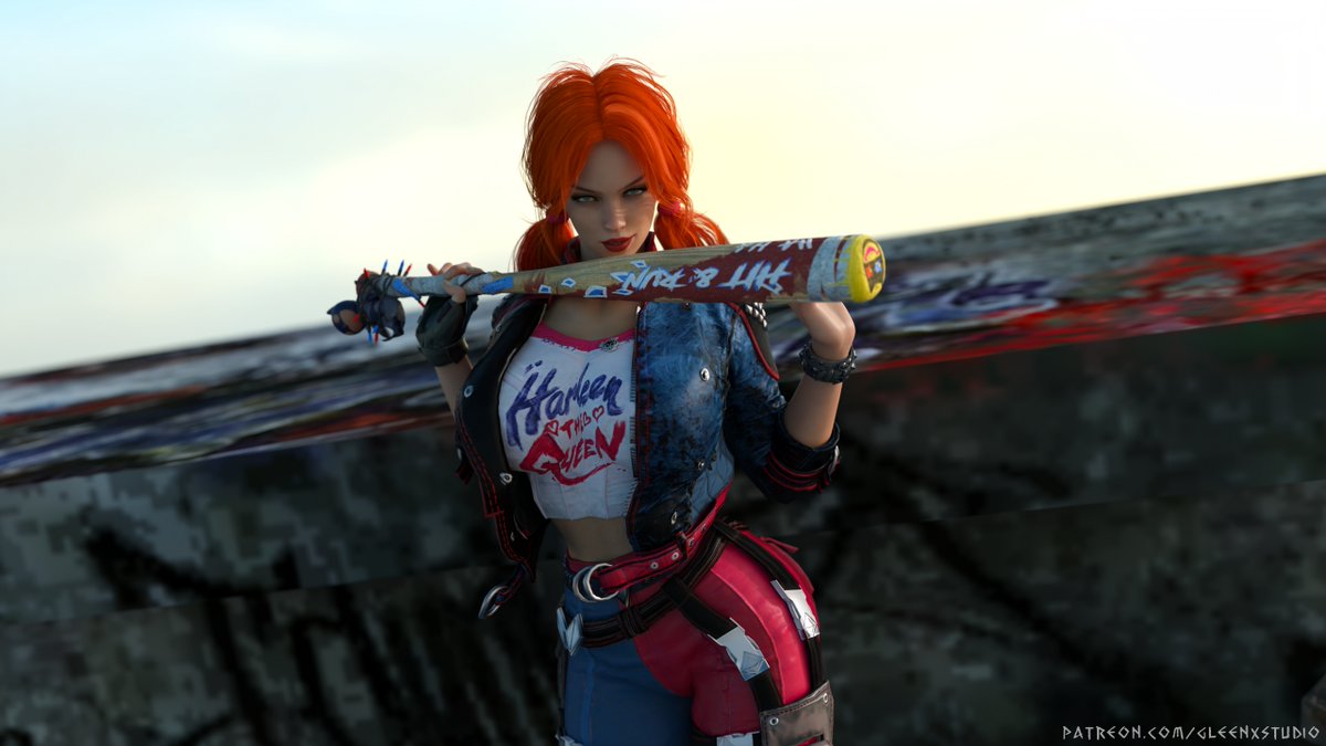 Hey sweetie, I'm your new plastic surgeon. 💋
Let me test my new precision tool on you. 🏏
#3DCG #3dmodel #harleyquinn #3dartwork #visualnovel #lewdgames