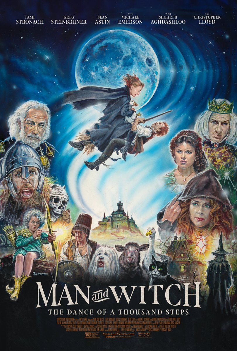 Movie magic returns this summer. 

Take a look at the new poster for MAN AND WITCH: THE DANCE OF A THOUSAND STEPS, illustrated by the “Michelangelo of the Movie Poster” Renato Casaro. Tickets at manandwitchfilm.com/watch #ManAndWitch
