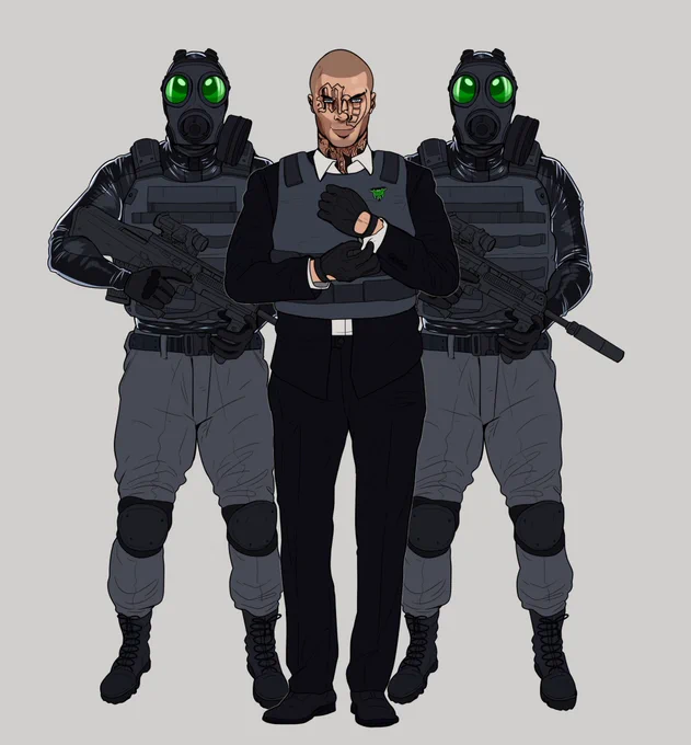 Finally, last faction: latex black ops