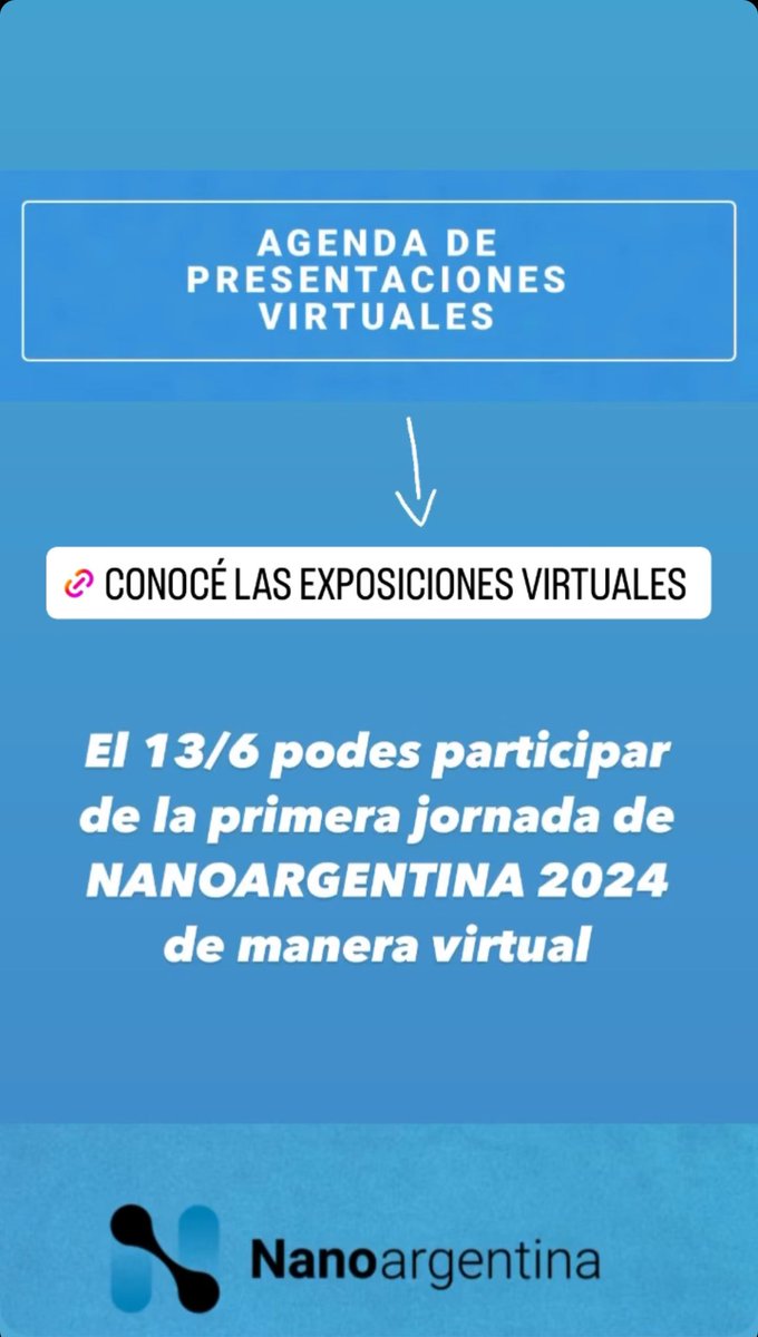 El jueves será la primera jornada de NANOARGENTINA edición 2024. En este link podes conocer todos los desarrollos que se van a estar presentando de manera virtual en el evento ➡️ nanoargentina.ar/wp-content/upl…