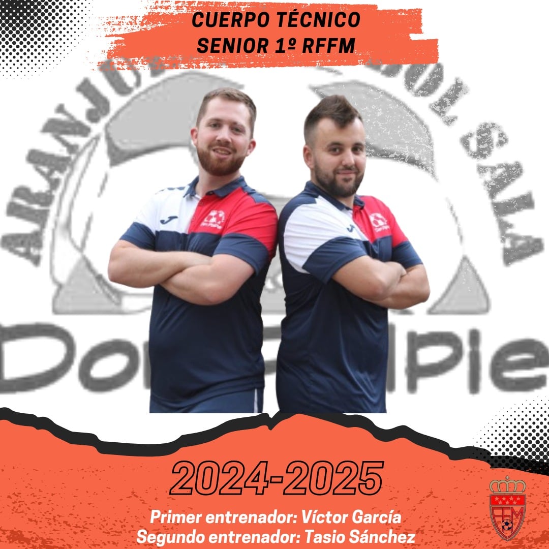 SENIOR 1ª RFFM🔥

Os presentamos el cuerpo técnico principal de nuestro primer equipo para la próxima temporada.

A nuestro míster, le acompañará Tasio Sánchez como segundo entrenador.

#VAMOSDONPAL♥️⚽