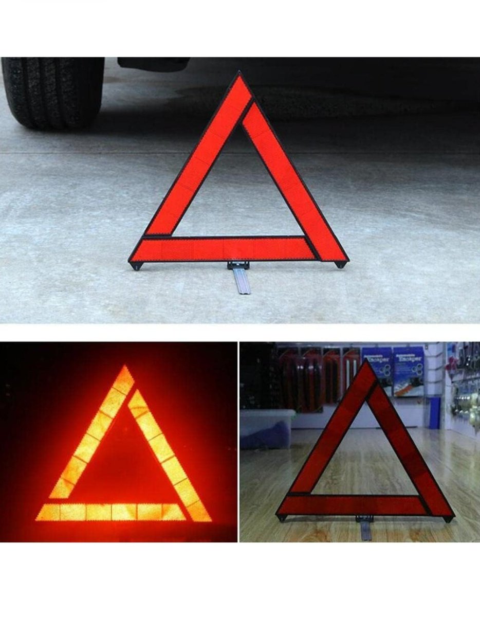 HydBadMorons's tweet photo. When a car breaks down or faulty, driver needs to stop at the side of the road and use this triangle reflective hazard stop sign. Just put it few meters behind the car. It is reflective and can be seen from a distance.
@CYBTRAFFIC @HYDTP #roadsafety https://t.co/vgykV18WYk