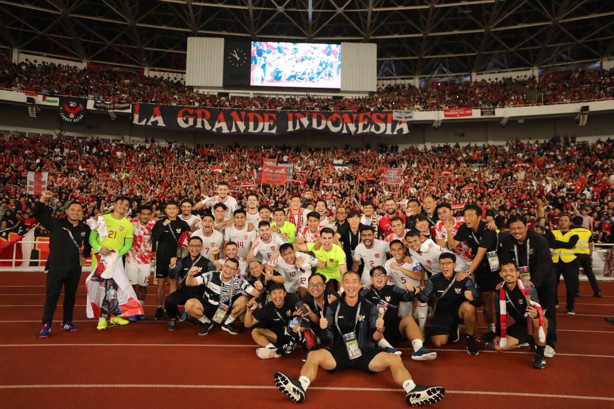 We made HISTORY! 🇮🇩❤️ World Cup qualifier round 3 calling 📞 #timnasindonesia