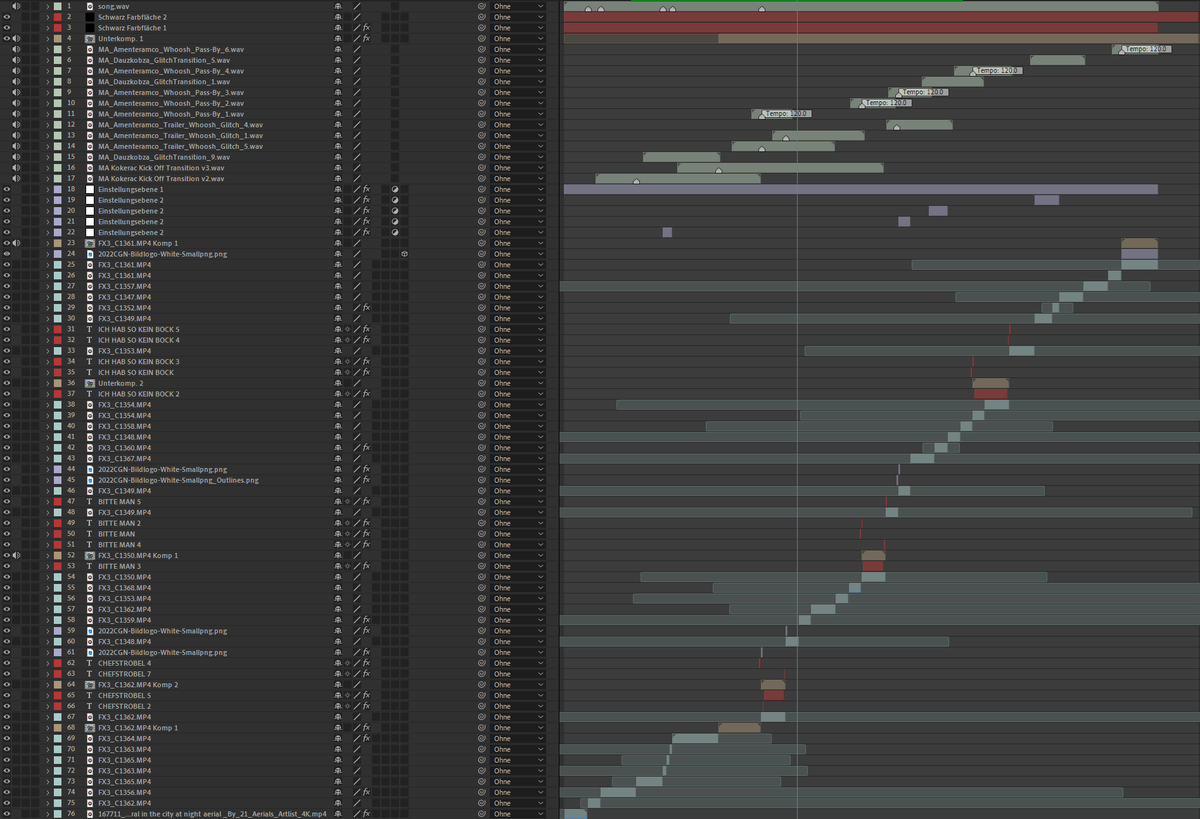 After Effects &gt; Premiere Pro

(Timeline vom Chefstrobel Announcement)