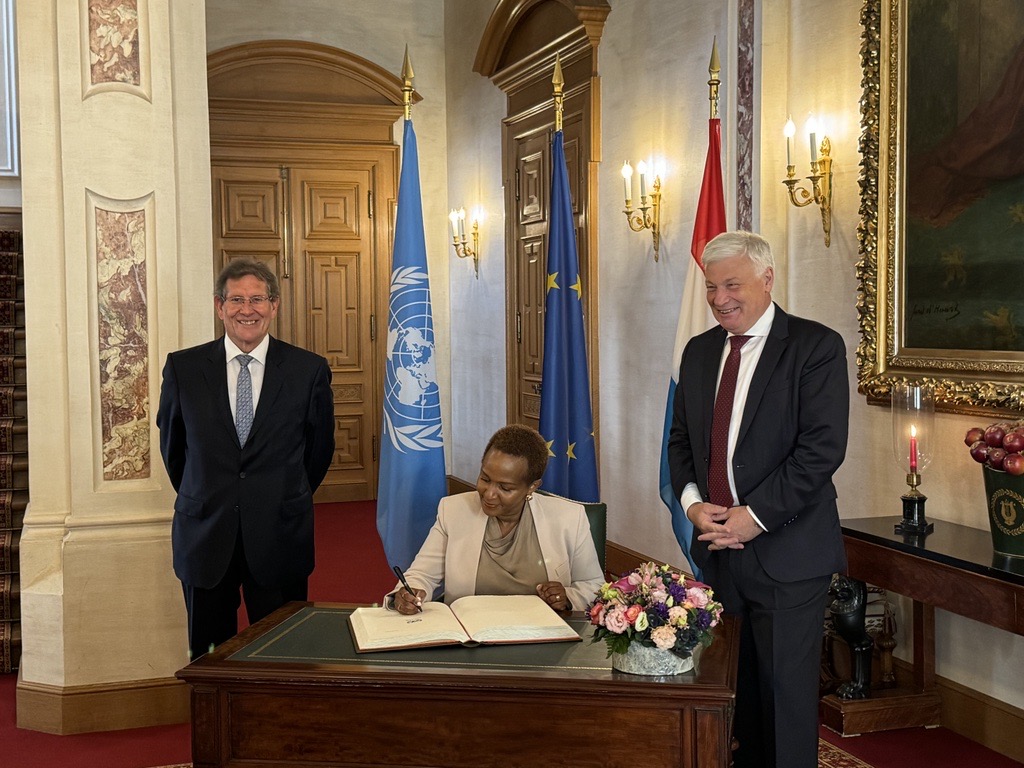 Joyce Msuya (@joycemsuya) on Twitter photo Without visionary donors like Luxembourg, we couldn't transform humanitarian aid to prioritize communities or launch initiatives like the <a href="/UNCERF/">CERF - The UN's emergency fund</a> Climate Action Account.
Grateful for the engaging conversation with the Luxembourgish Parliament and for your unwavering support. Without visionary donors like Luxembourg, we couldn't transform humanitarian aid to prioritize communities or launch initiatives like the <a href="/UNCERF/">CERF - The UN's emergency fund</a> Climate Action Account.
Grateful for the engaging conversation with the Luxembourgish Parliament and for your unwavering support.