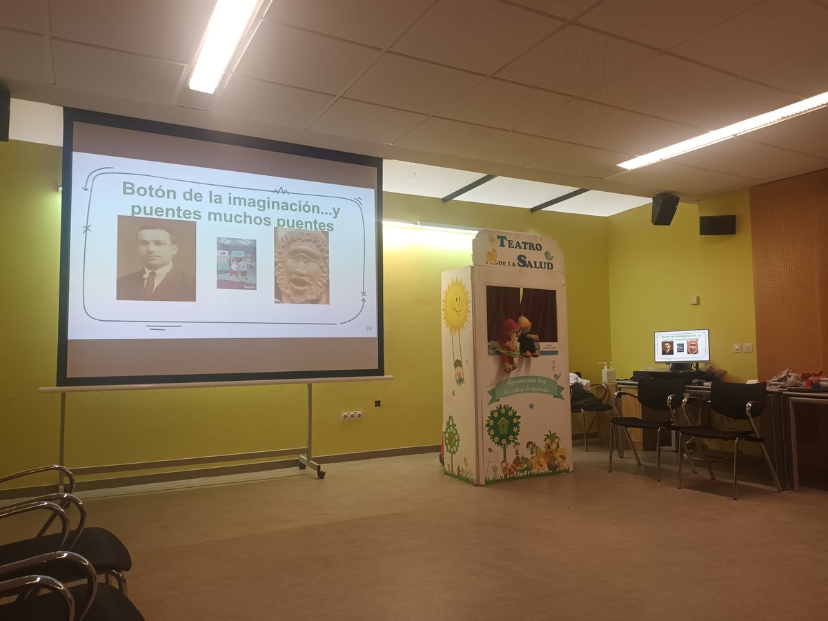 Estupendo Taller con <a href="/mlgasconl/">Marisa Gascon Lapaz</a>, <a href="/ConchaParraga/">CONCHA PARRAGA</a> y @EdurneCiriza <a href="/faecap/">FAECAP +S</a> <a href="/aepap/">AEPap</a> <a href="/SEPEAP/">SEPEAP</a> Teatro de la Salud para el uso adecuado de inhaladores en población pediátrica y sus familias #segpaap <a href="/sanoysalvoblog/">Sano y salvo</a>