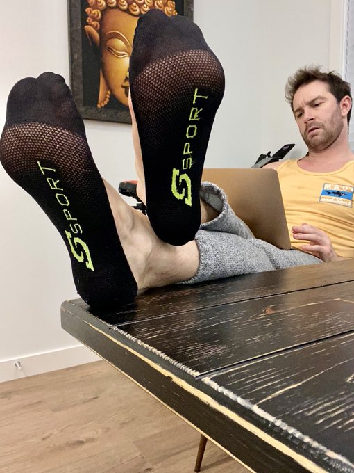 Remember how I used to wear these around the house, totally oblivious to your foot fetish, before you