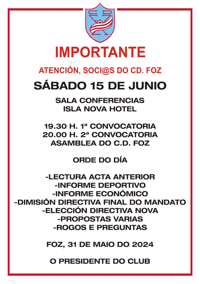 ClubFoz's tweet image. 📚 𝔸𝕊𝔸𝕄𝔹𝕃𝔼𝔸 𝕊𝕆ℂ𝕀@𝕊 📊