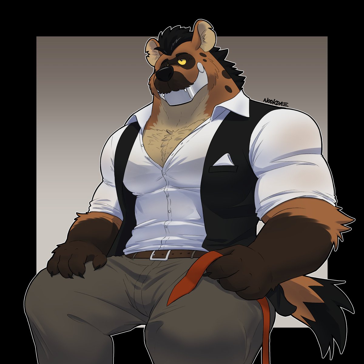 Dae_Nookdae's tweet photo. Tenderjaw, my beloved 🫠

Hyena husband belongs to @COWCATGames https://t.co/zq4T2dCFwS