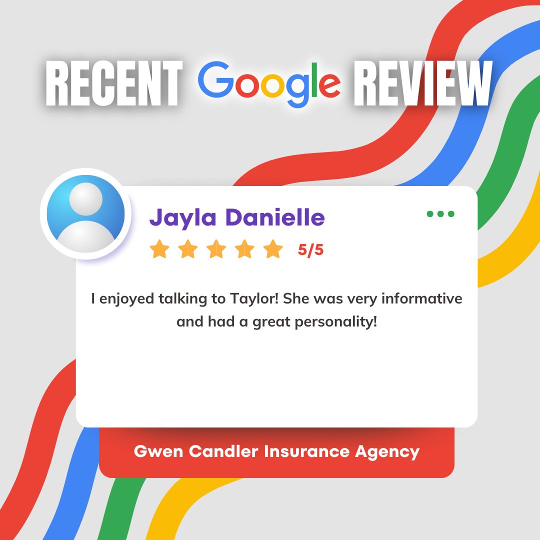 gcandlerSFagent's tweet image. A 5-star review from you means the world to us! ⭐ We're thrilled to know that our efforts in providing comprehensive coverage and exceptional customer service have made a difference. #CustomerDelight #ReliableInsurance