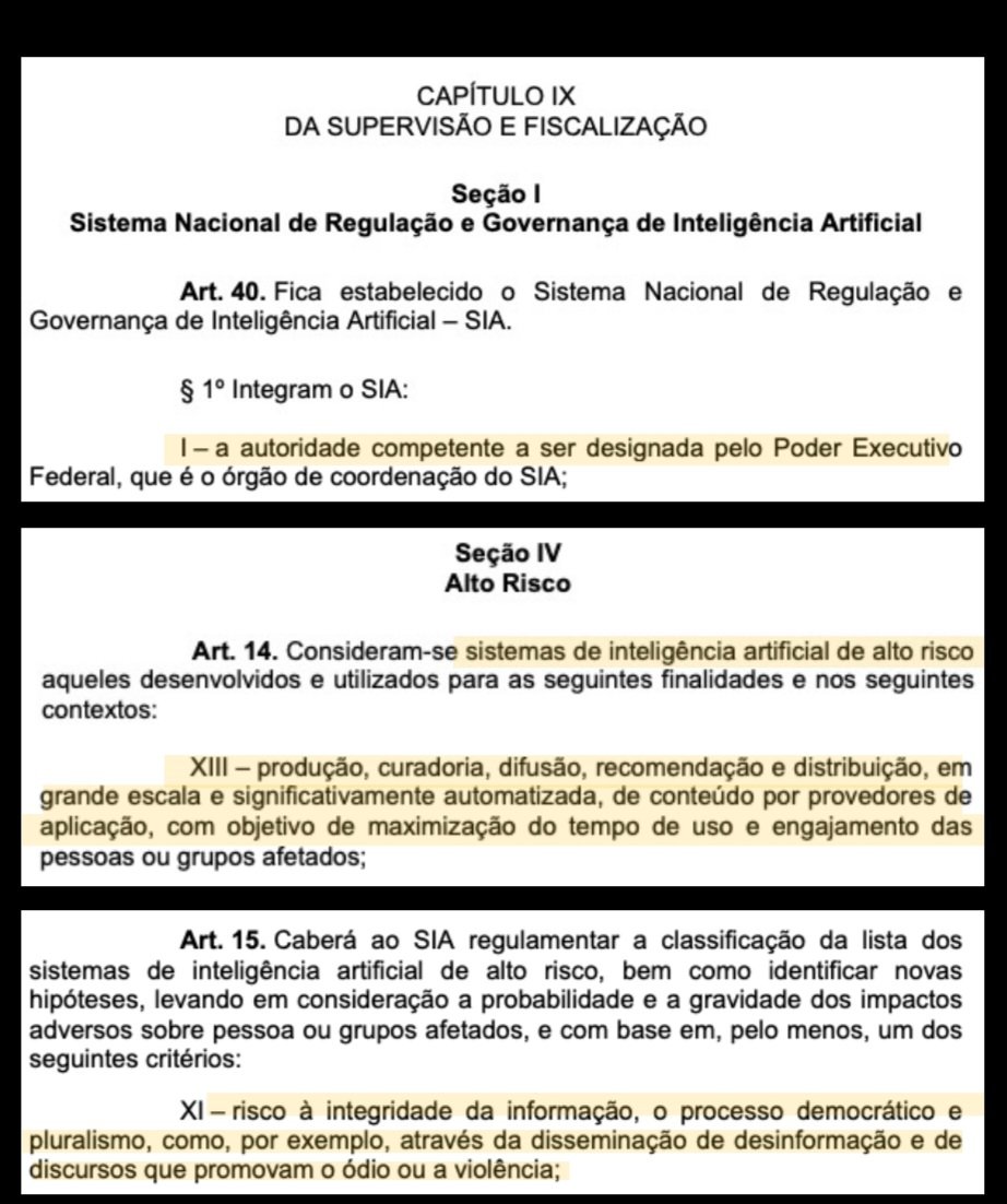TeAtualizei 🇧🇷👊🏻❤️ (@taoquei1) on Twitter photo Senador <a href="/carlosfportinho/">Carlos Portinho</a> , a oposição não pode permitir que o governo federal possa regular os algoritmos das redes sociais.
Contamos com o sr para frear mais esse avanço contra a liberdade e barrar o #PL2338Nao Senador <a href="/carlosfportinho/">Carlos Portinho</a> , a oposição não pode permitir que o governo federal possa regular os algoritmos das redes sociais.
Contamos com o sr para frear mais esse avanço contra a liberdade e barrar o #PL2338Nao