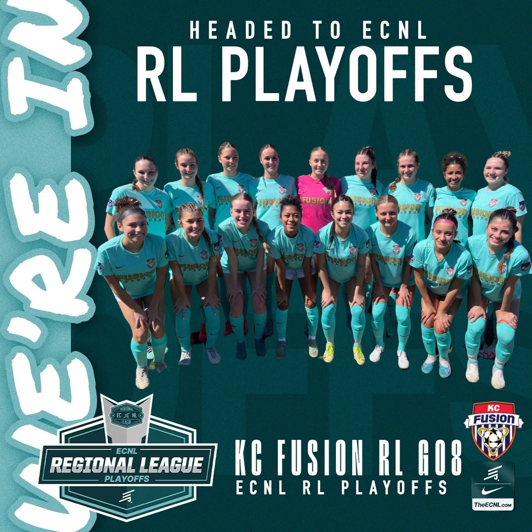 kcfusionsc's tweet photo. Want to wish our 2008G, 2010B and 2011G RL sides the best of luck as they head to the Lou for the @TheECNL Regional League Playoffs this week. Go represent #FusionFamily! #HeadedToRLPlayoffs #TOGETHER https://t.co/1rOCnjfYYO