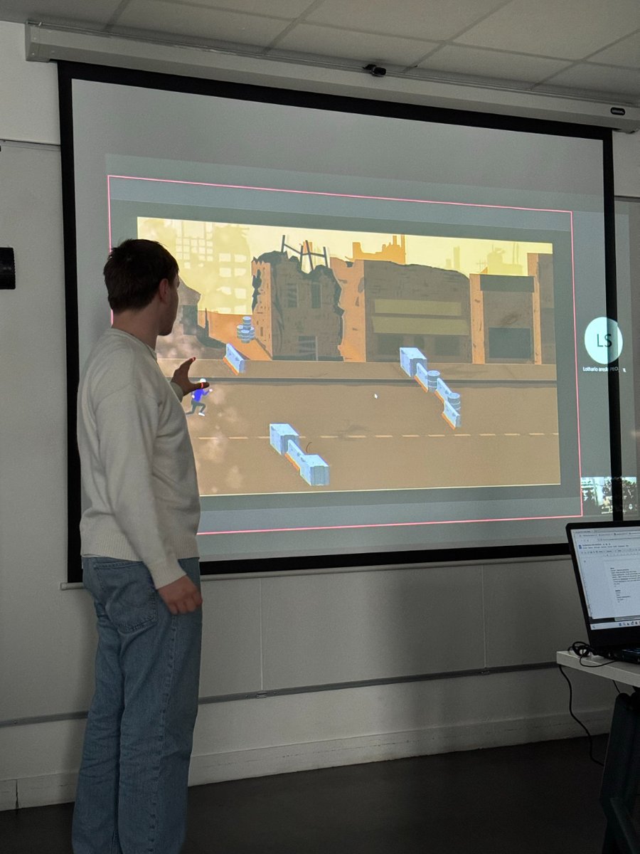 icandesign_'s tweet photo. Nos étudiants de 1ère année en filière Game Design ont récemment présenté leur projet de création de jeux vidéo à un jury.
Bravo à chacun d'entre eux pour leur travail ! 👏
#ICAN #icandesign #soutenances #étudiants #jury #jeuvidéo #gamedesign https://t.co/HECrA9Xanb