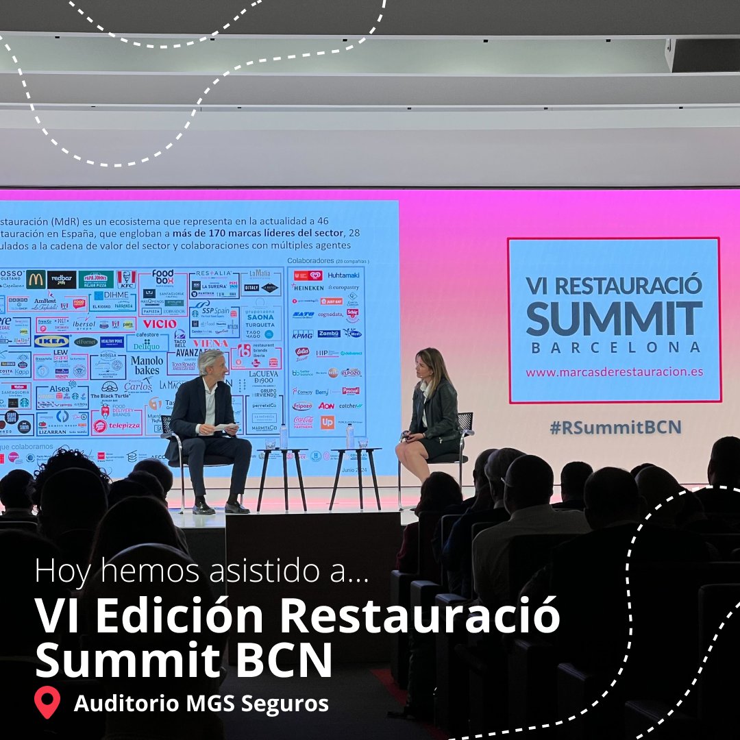 gastroranking's tweet photo. ¡Una jornada útil e innovadora! 🔝

Hoy hemos asistido a VI Edición Restauració Summit BCN, evento organizado por @MdRestauracion 
¡Una formación más para nuestro crecimiento profesional! 💪 

#Gastrorankingpro #Eventos #RestauracióSummit #Restauración #Marcasderestauracion https://t.co/g7lmWMVzxN