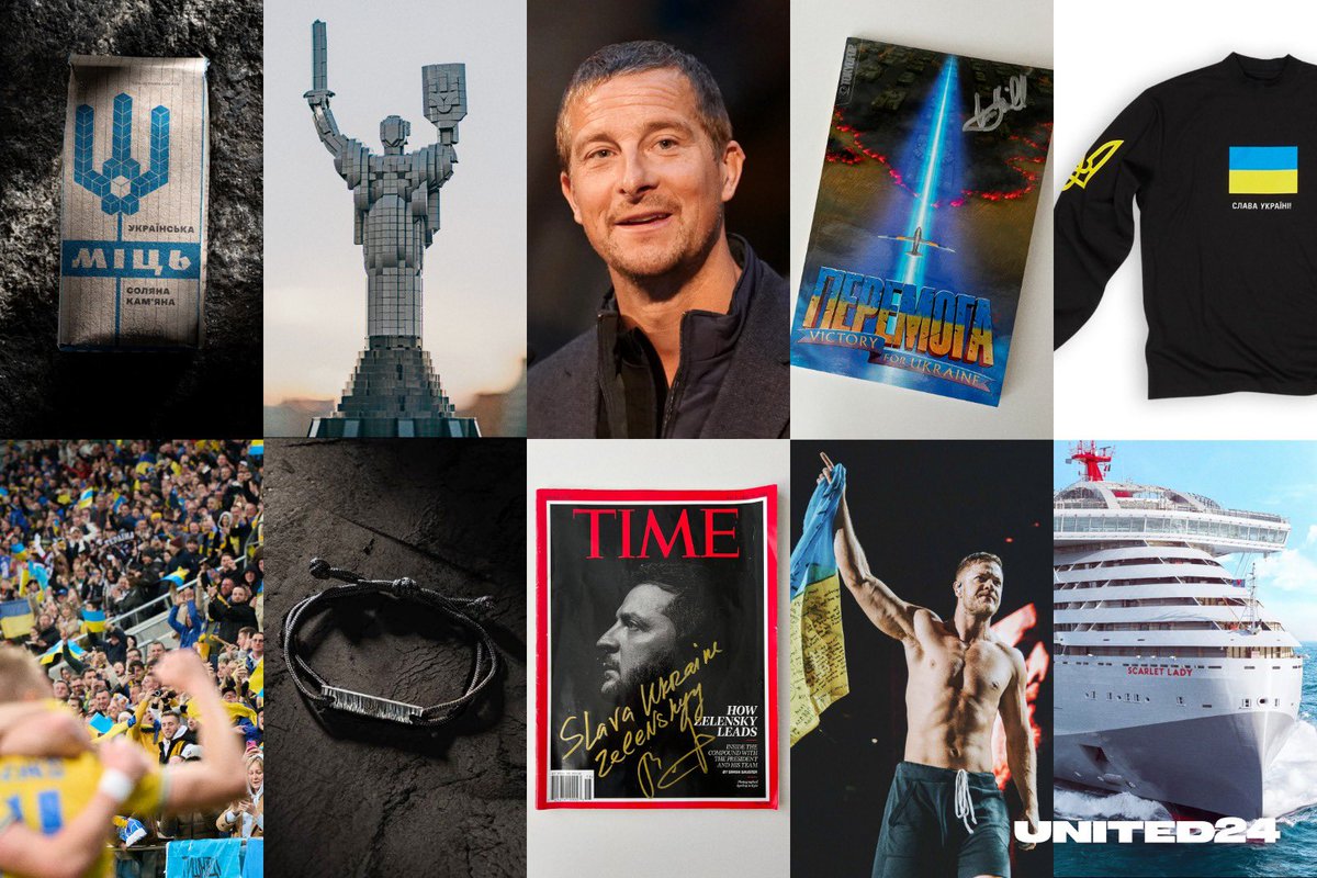 🇺🇦 Ukraine’s fundraising platform <a href="/U24_gov_ua/">UNITED24</a> is nearly at 124,000,000 donations!

To mark it, they launched a fundraiser where everyone can win unique prizes from the ambassadors.

So:
1️⃣ Donate $10+
2️⃣ sign donations
3️⃣ be raffled off

🔗 don’t miss out: cutt.ly/3eoRY1Z7
